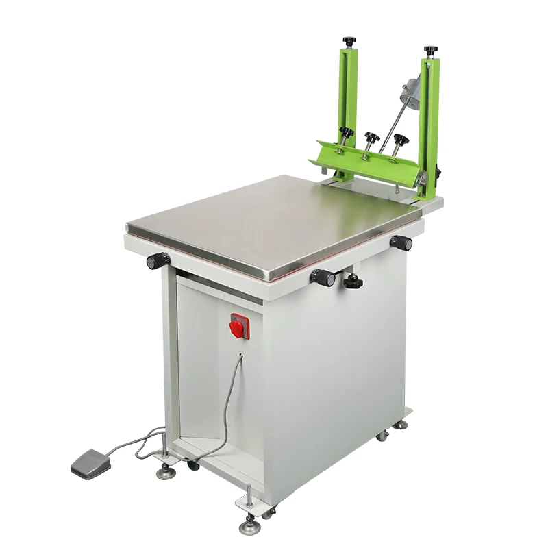 Promotional Top Quality Flat Table Vacuum Single Manual Silk Paper Screen Printing Machine