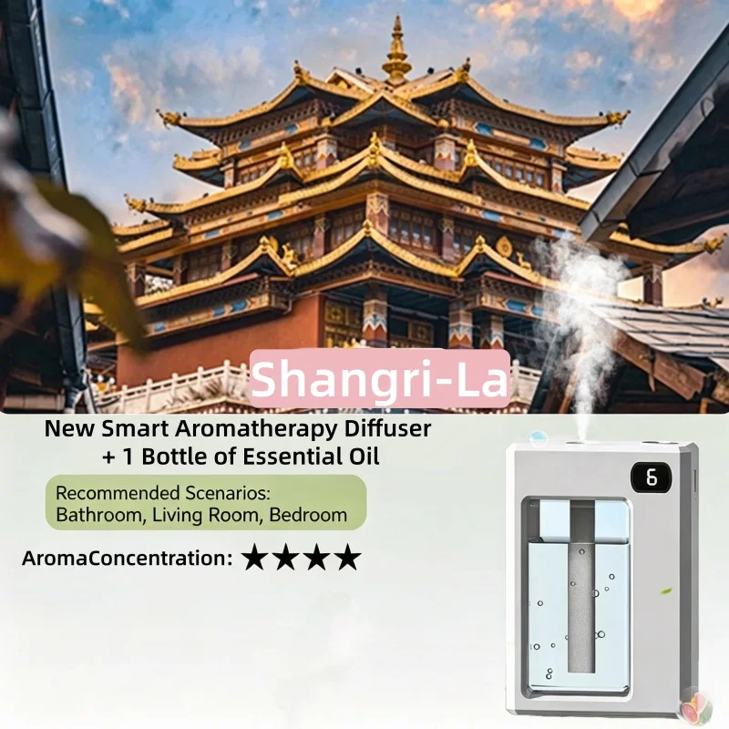 Aromatherapie-Gerät Lufterfrischer Sechs Einstellbare Stufen Lange Akkulaufzeit Langanhaltende Duftverbreitung für Zuhause und Büro Geruchsentfernung