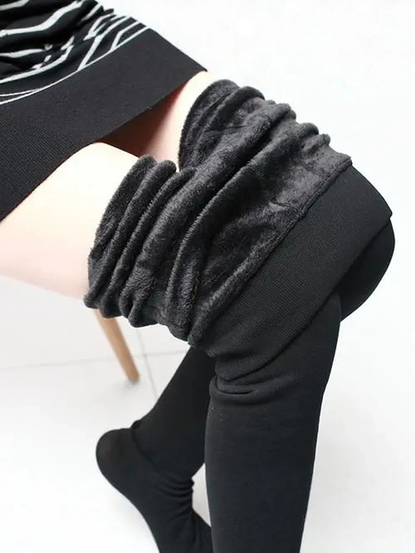 Leggings femininas de cintura alta outono inverno cor sólida fino ajuste comprimento total casual calças diárias