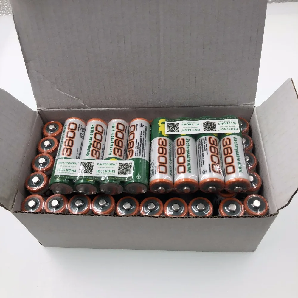 

1.2 V battery AA 3600mAh NI MH Pre-Charged Batteries Ni-MH Rechargeable AA3600 Battery For Toys Camera Microphone