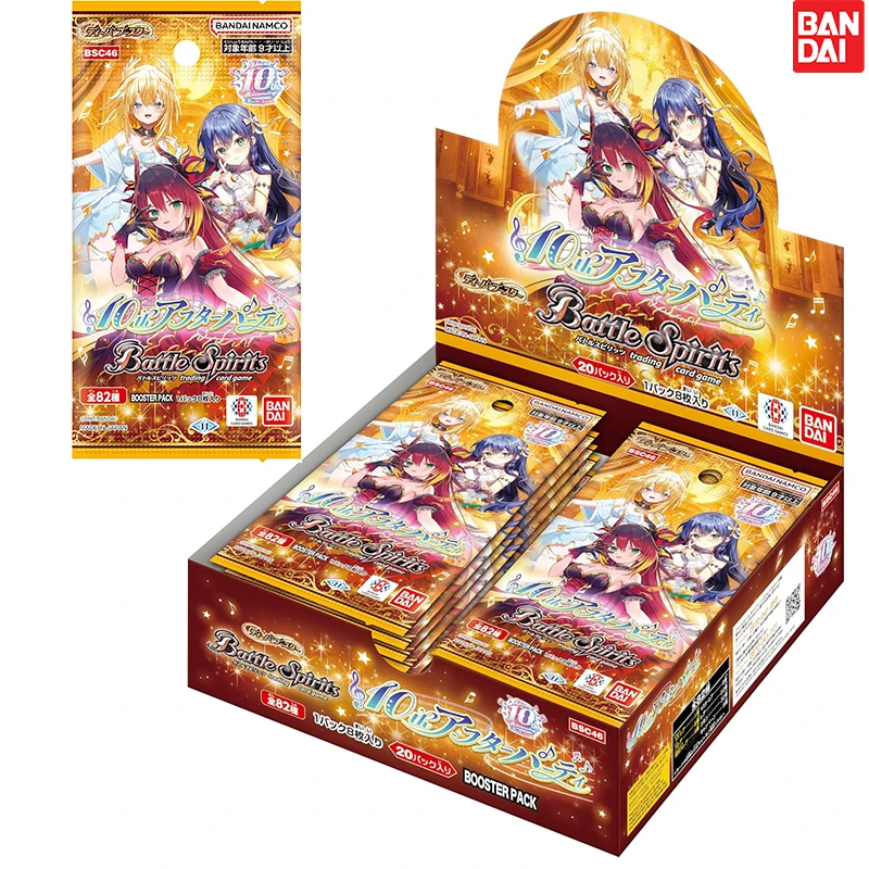 

Новинка 2023 года, BANDAI Battle Spirits Diva Booster 10th After Party, BSC46, коробка, TCG, коллекция японского аниме, карточная игрушка