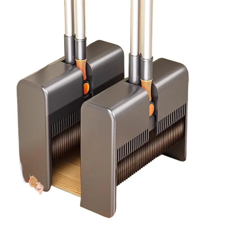 New household foldable broom, dustpan set, sweeping cleaning tool artifact, broom