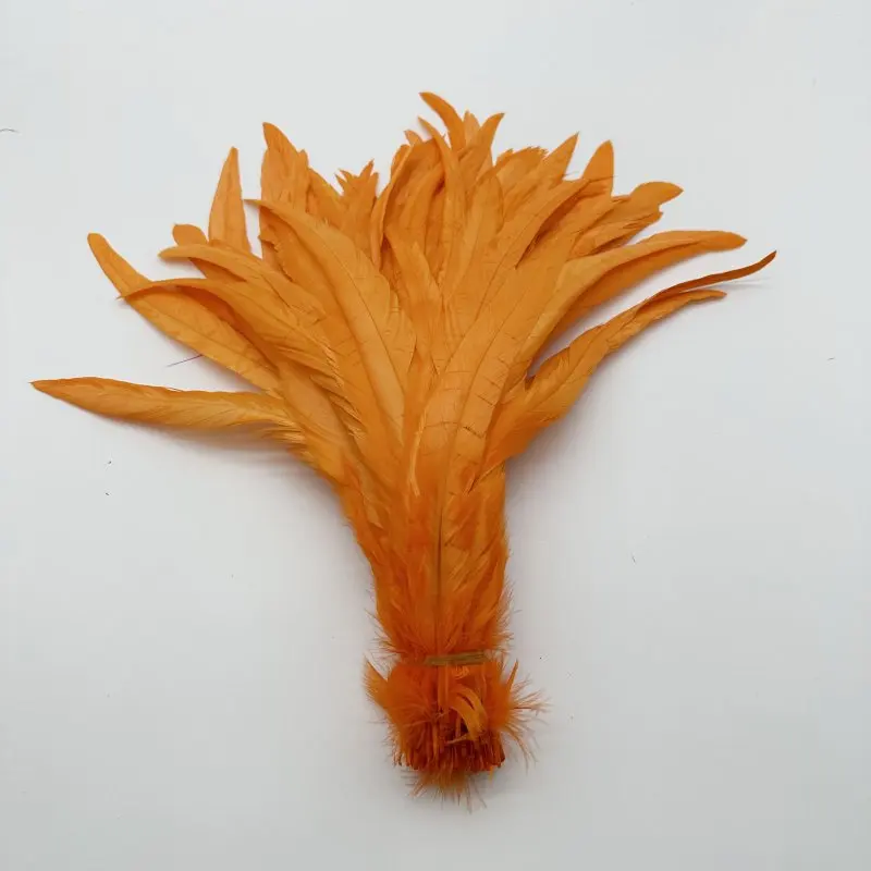 Plume de queue de coq 25-40CM, 100 pièces, accessoires de bijoux pour vêtements, fournitures de fête de mariage, spectacle de danse, carnaval