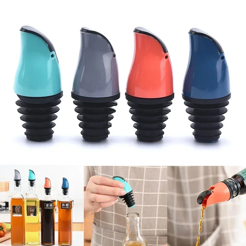 Gravity Induction Automatic Opening Bottle Oil Wine Bottle Pourer Cap Spout Stopper Mouth Dispenser Bartender Kitchen Accessorie