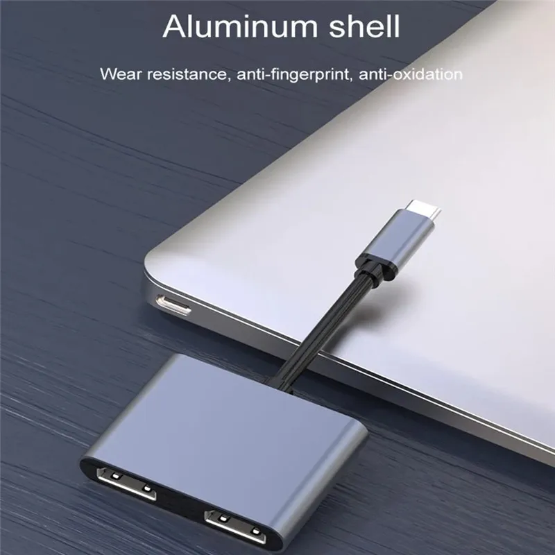4 IN 1 USB C HUB Docking Station 4K @ 60Hz HDMI-kompatibel Adapter Typ C zu HDMI PD100W USB 3,0 HUB USB C Splitter für Macbook – Detail 7