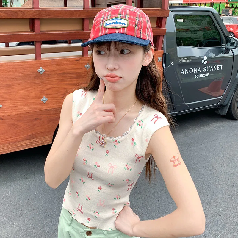 Unisex Visors New Plaid Retro Fashionable Simple Versatile American Style Baseball Caps Outdoor Sunshade Sun Protection Hats