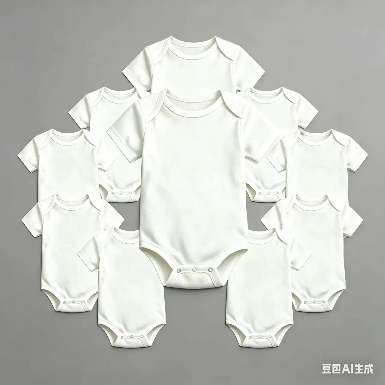 5 Stück/Set Einfarbige Weiße Babykleidung Langarm Baumwolle Baby Mädchen Jungen Bodysuit Neugeborenen-Babykleidung Säuglings-Strampler – Detail 6
