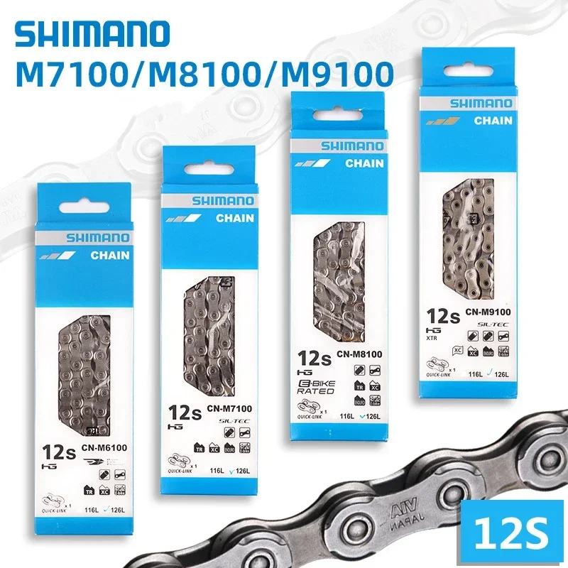 SHIMANO 8/9/10/11/12 S Bicycle Chains Road MTB Bike chains CN HG40 HG53 HG54 HG701 HG901 M8100 M6100 HG601 116 L/126L Bike Chain