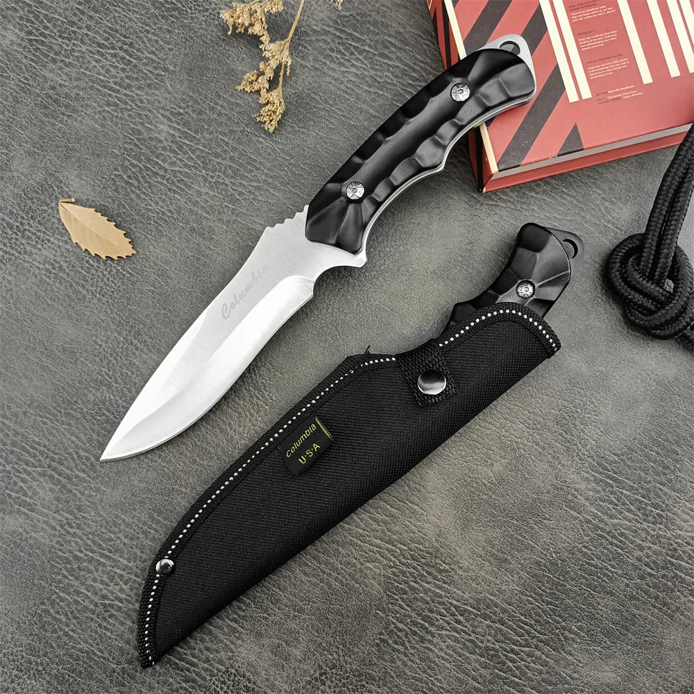 Tactical Fixed Blade Combat Knife 5cr13mov Steel Blade Aluminum Handles Knife Bushcraft Hunting EDC Tools Defense Camping Knives