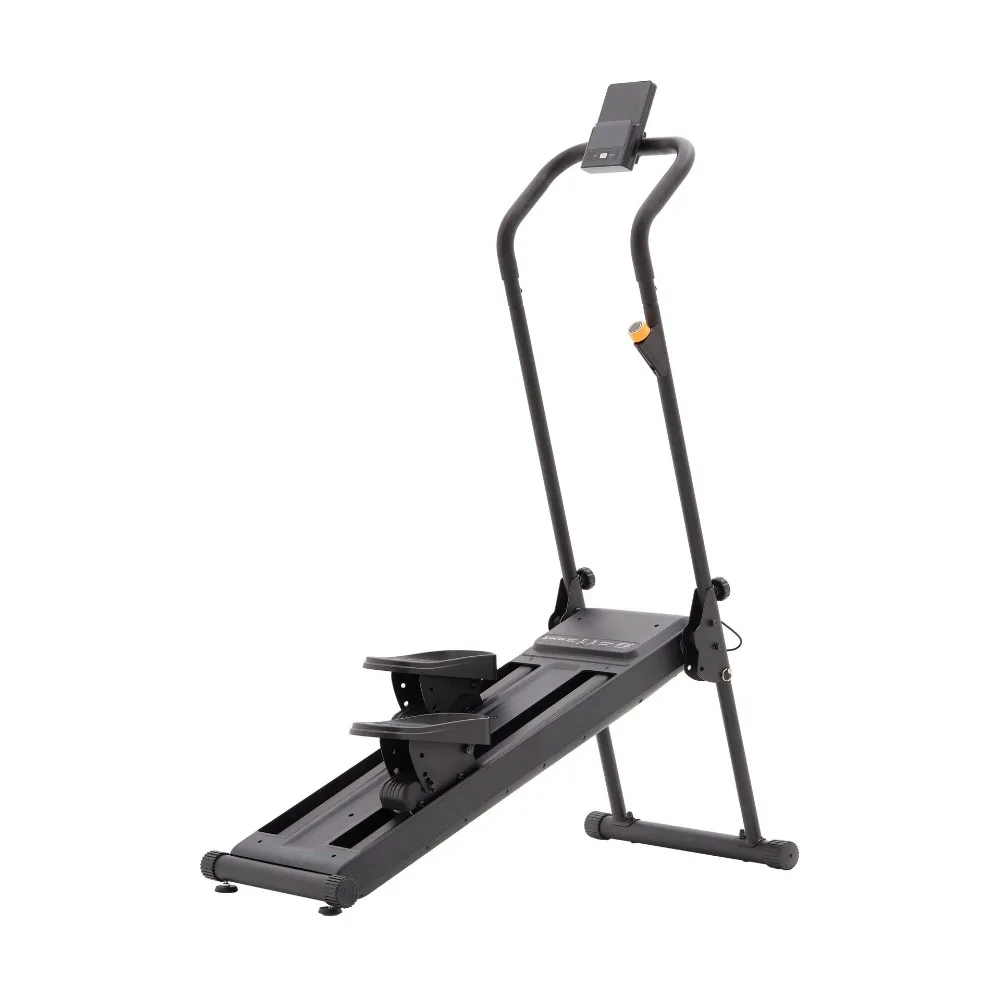 Foldable Stair Climber Machine Steel Home Fitness Stepper Magnetic Resistance Workout Climbing Machine Phone Holder Double Rail - view 6