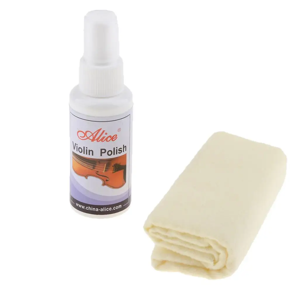 Violin Polish And Cleaning Cloth Kit Violin Viola String Instrument