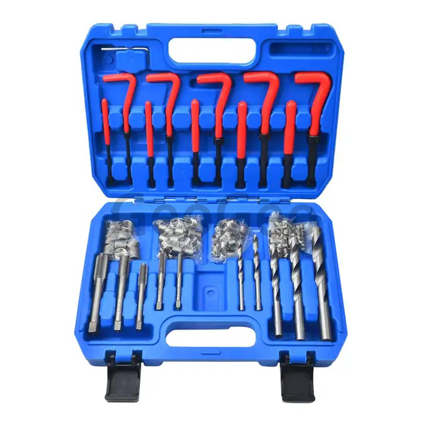 

131Pc Thread Repair Tool Kit, HSS Drill Repair Kit M5 M6 M8 M10 M12 DIY