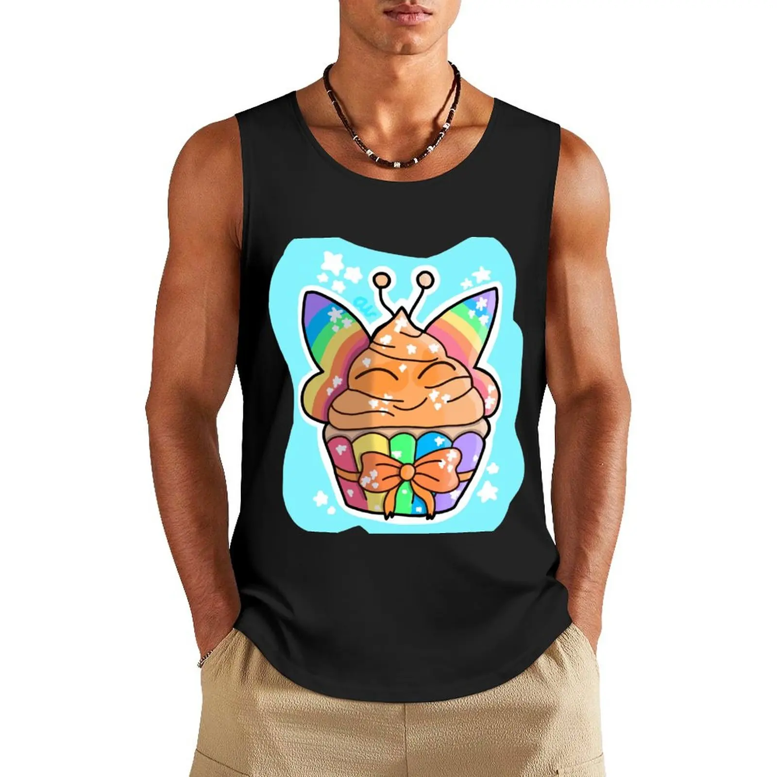 Butterfly Cupcake Tank Top gym t shirt gym