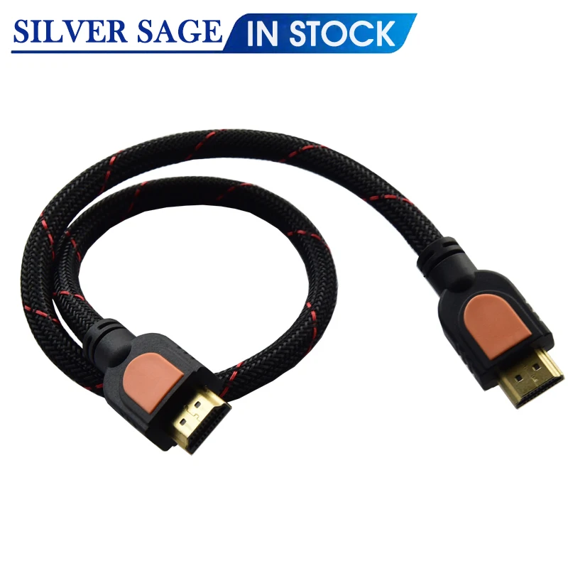 SILVER SAGE NO.2 IIS Cable Oxygen-Free Copper Gold-Plated HDMI Cable Design For IIS Transmission Signal Cable Gustard X16[0.5M]