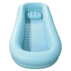 Inflatable Bathtub Adults Free Standing Blow up Bathtub PVC Portable Foldable Bath Tub for Men Women Elderly Indoor Accessories