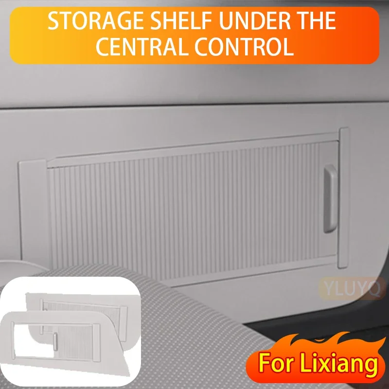 

For Lixiang L6 L7 L8 L9 Storage Partition Under Center Control Storage Box Privacy Baffle Car Interior Accessories