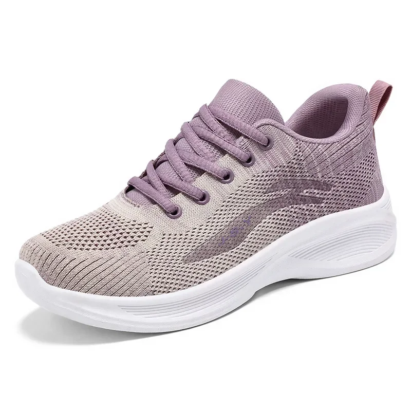 Women's Athletic Walking & Running Tennis Shoes Lightweight Breathable Slip-On Sneakers for Indoor Outdoor Gym Workout Travel