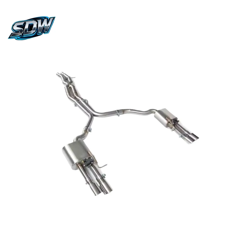Performance Catback Valvetronic Exhaust System for  A3 A4 A5 A6 A7 S3 S4 S5 Q5 RS3 RS4 RS5 Models