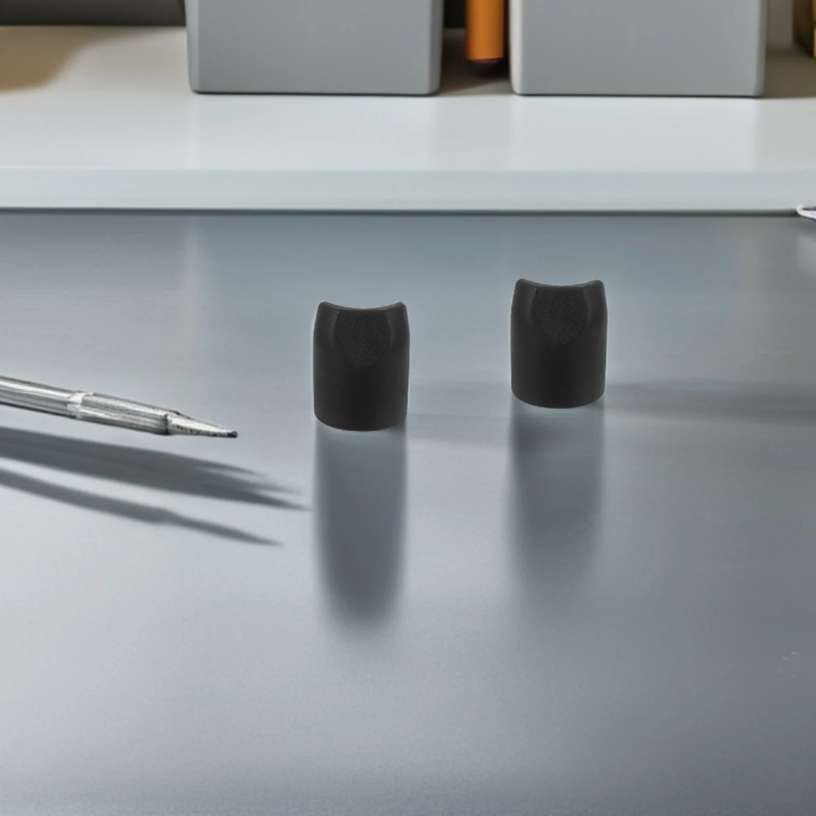 

50pcs Chair Leg Caps Black Plastic End Cap For Folding Chairs Non-Slip Stability Plugs Replacement Furniture Tips Floor