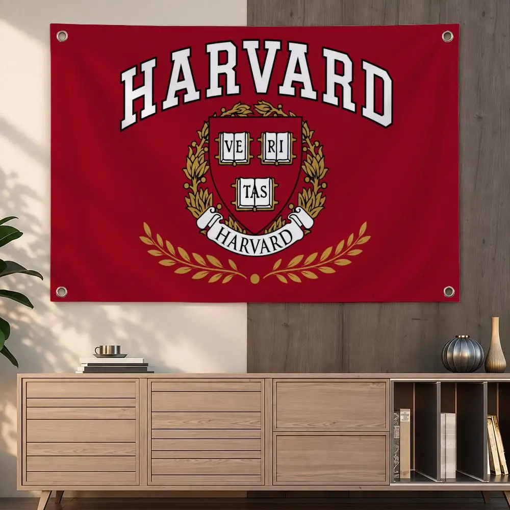 Prestigious American Academic Institution Harvard University Flags Indoor Outdoor Wall Hanging Flag Decor Banner Wall Decor