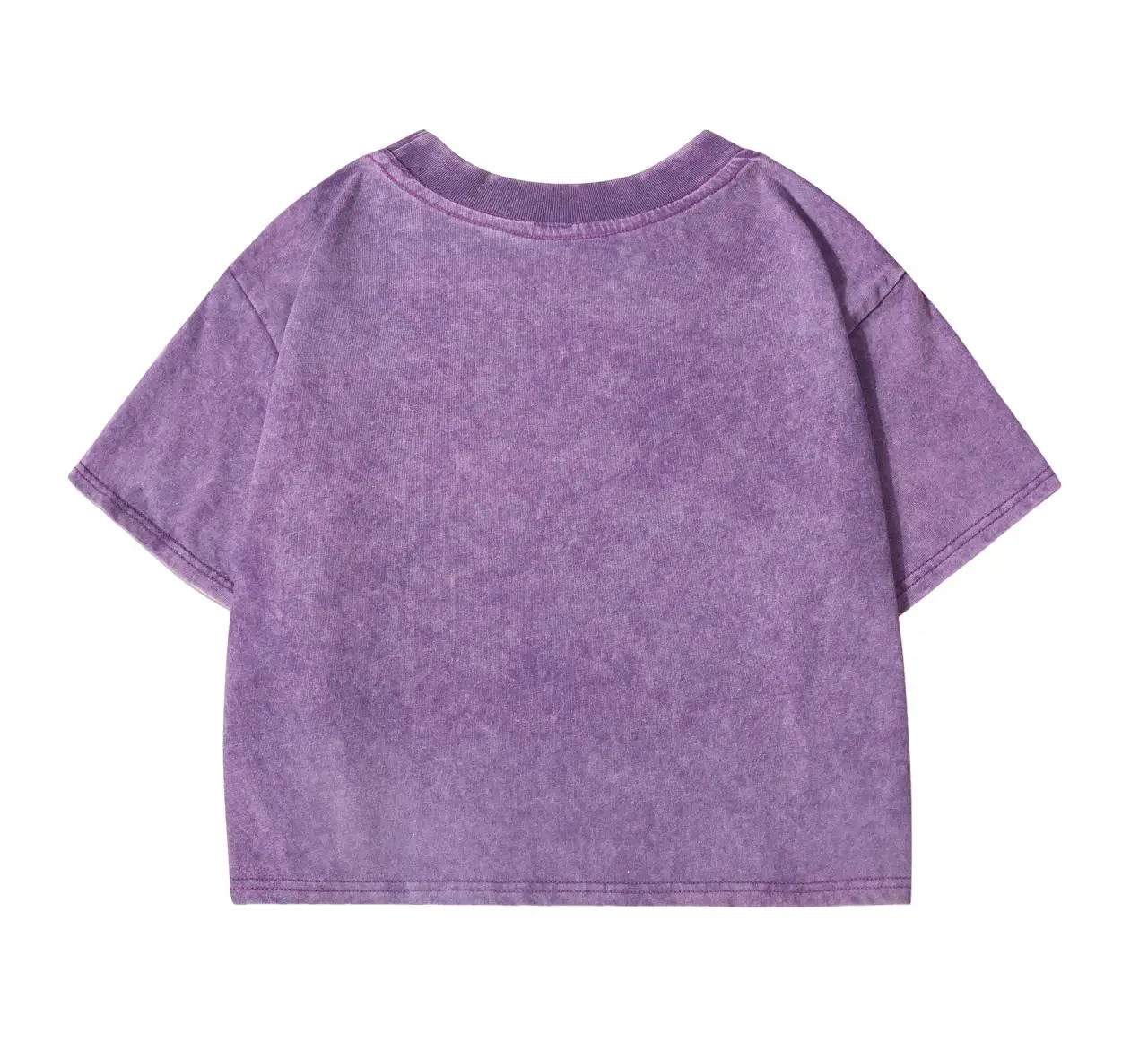 Girl T-Shirt Summer Crop American Retro Cotton O-Neck T-Shirts Leisure Loose  Shirt Sexy Casual Short Sleeved