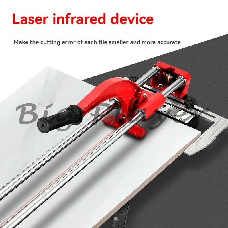 دليل قطع بلاط السيراميك بالليزر الأشعة تحت الحمراء لتحديد المواقع آلة قطع الرأس الارتداد المتكاملة يمكن سحبها في قاطع الإرادة السيراميك Cu