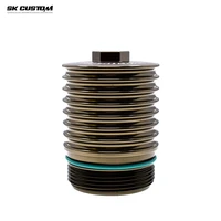 SKCUSTOM para Peugeot 106 206 307 cubierta de filtro de aceite aleación de aluminio carcasa de filtro de aceite extendida para Citroen C2C3 carcasa modificada para coche