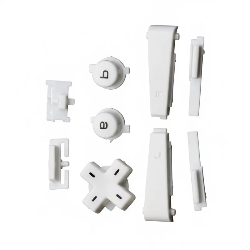 3CGRO-Voor Gameboy Micro Voor GBM Console Vervanging Sleutel Links Rechts L R A B D-Pad knop Kit Volledige Set Voor GBM