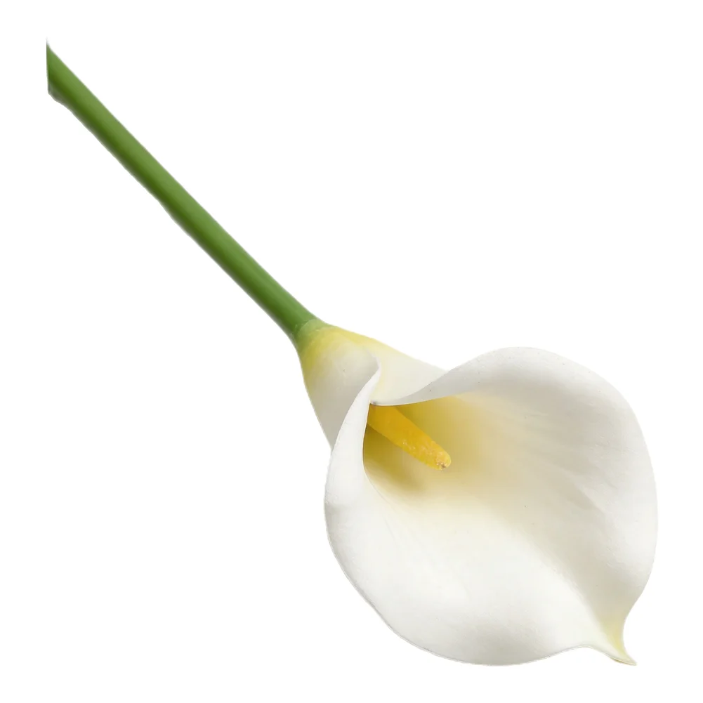 Calla Lily Artificial Bouquet for Wedding Reception Tables Home Decor Living Room Shelf Styling Bedroom Nightstand Floral Accent