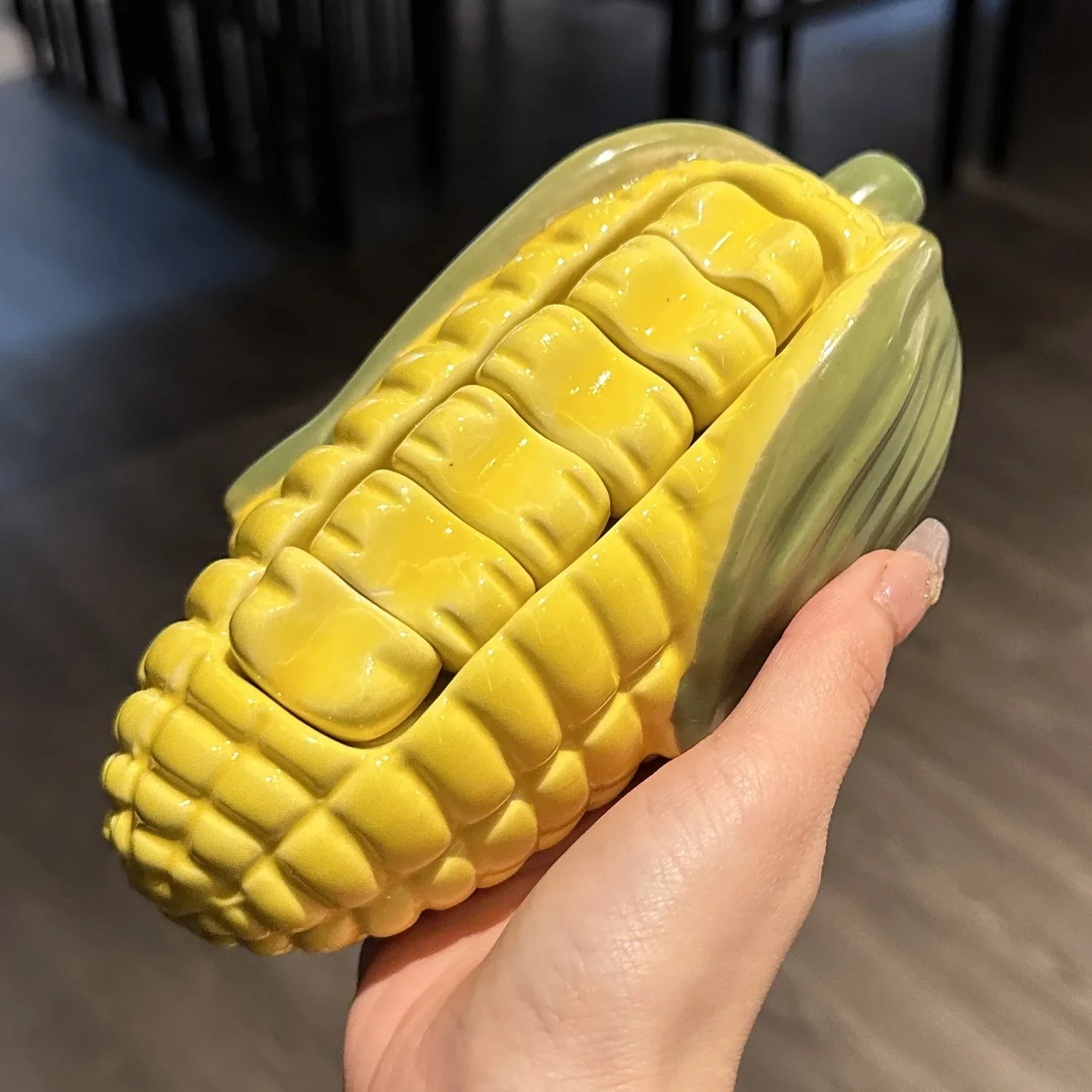 

Cute corn chopstick rack, ceramic chopstick rack, home decoration