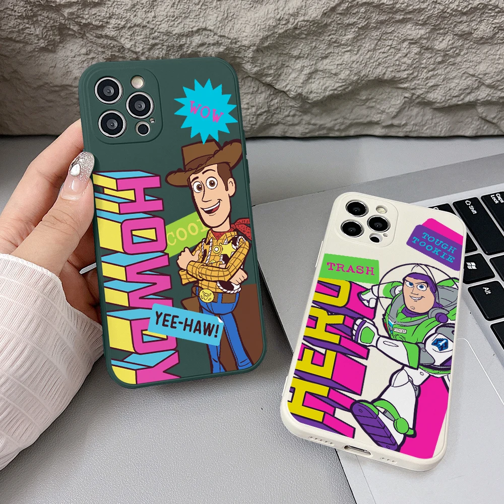 Cartoon Woodys Buzzs Phone Case for Samsung Galaxy A57 A56 A55 A54 A53 A52 A36 A33 A26 A23 A17 A16 A07 A06 4G 5G Soft TPU Cover