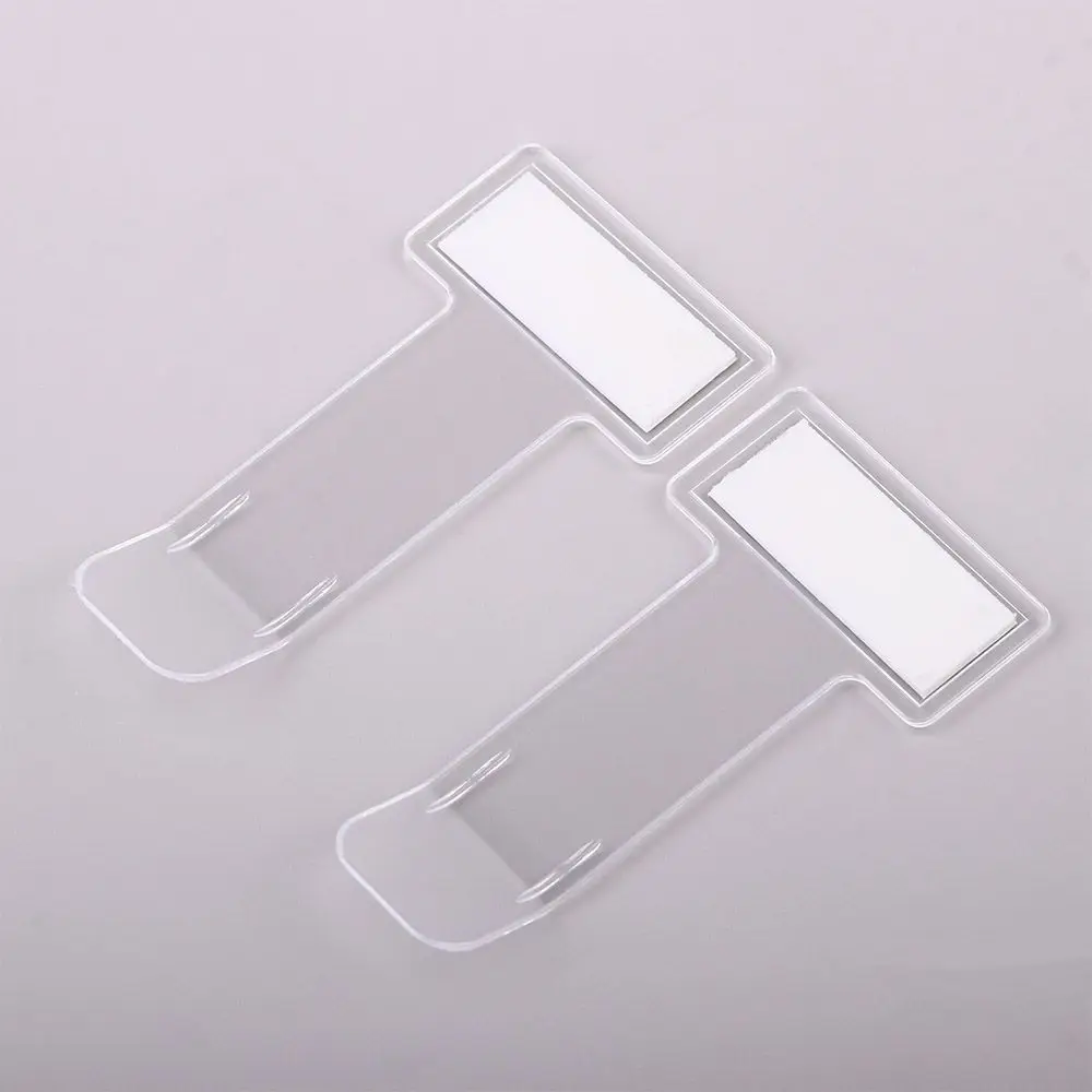 Car ticket folder T shape Auto Fastener Clips Parking Ticket Holder Invoice Tickets Holder Permit Clip Transparent Card Clips