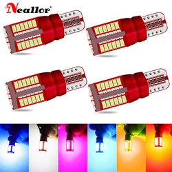 4x T10 LED W5W Canbus Light Bulb Car Clearance Interior Reading Parking Lights Dome Lamp White Blue Red amber ice blue No Error