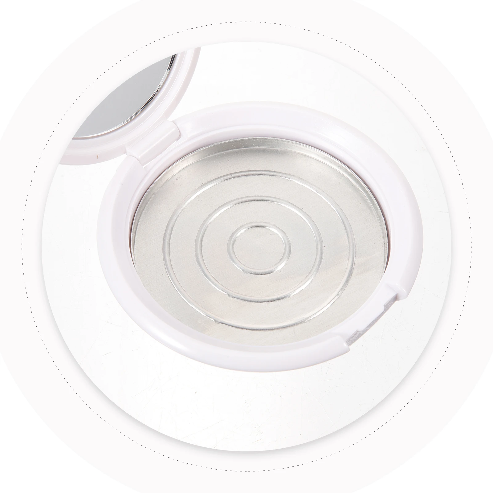 

2pcs Cushion Foundation Container Makeup Puff Box Portable Empty Compact Case With Mirror Travel Size Refillable Cream