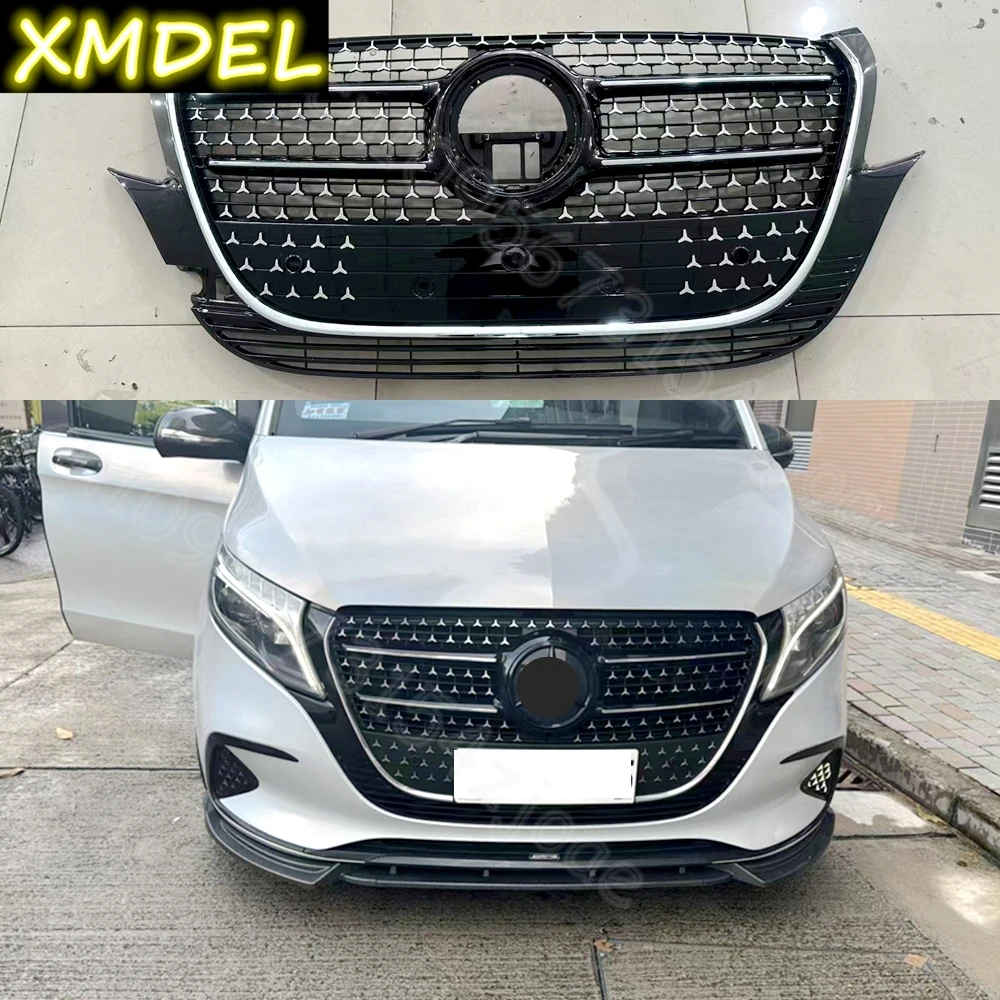 24 + M STyle Grid Pre Facelift Nier Radiator Roosters Voor Mercebe Vito Metris W448 2024 2025 2026 - afbeelding 2