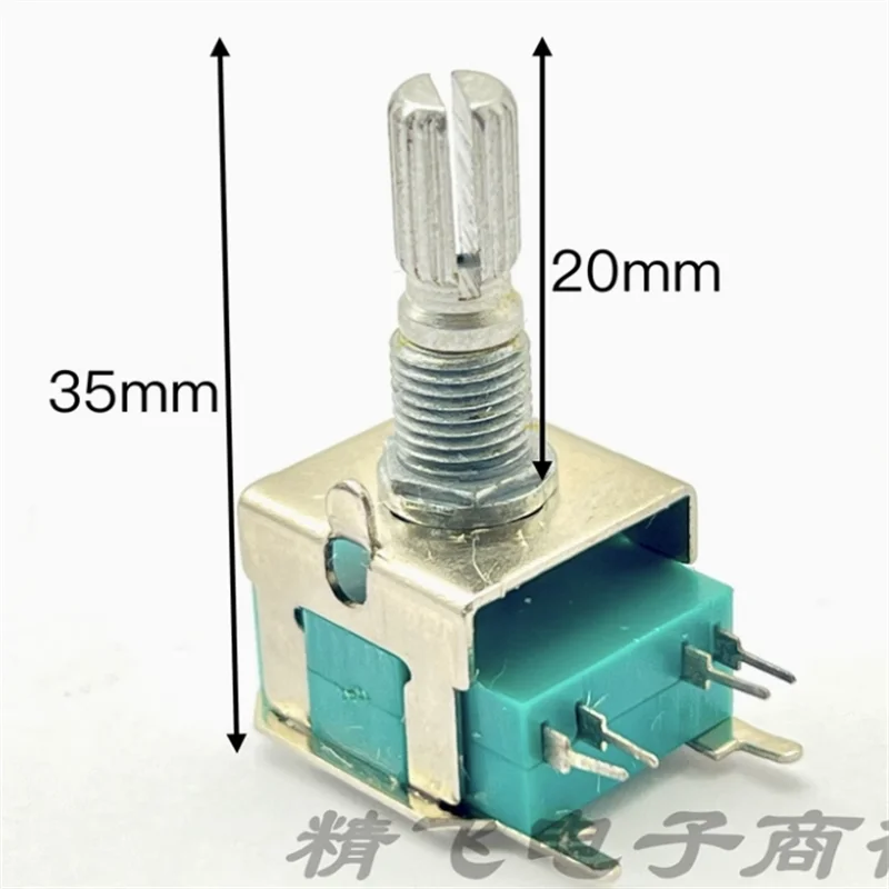 2 PCS amplifier volume adjuster amplifier switch controller 360 degree infinite rotation adjustable potentiometer encoder