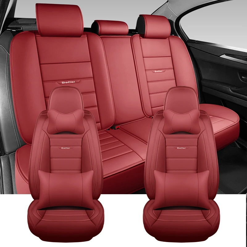 مجموعة كاملة من أغطية مقاعد السيارة العالمية لـ Volwsagen VW Tiguan Polo 9N Gol G3 G5 Golf 8 7 6 5 4 ID4 ملحقات هدايا السيارات الداخلية