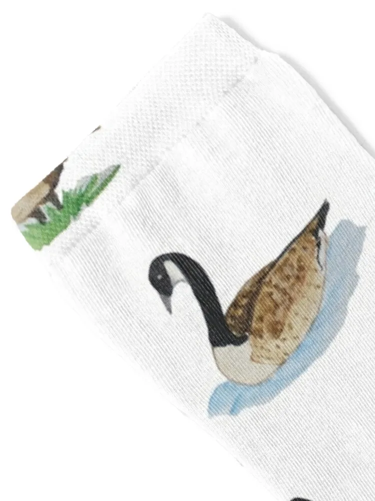 Canadian geese Socks golf anti slip football basketball Ladies Socks Men's