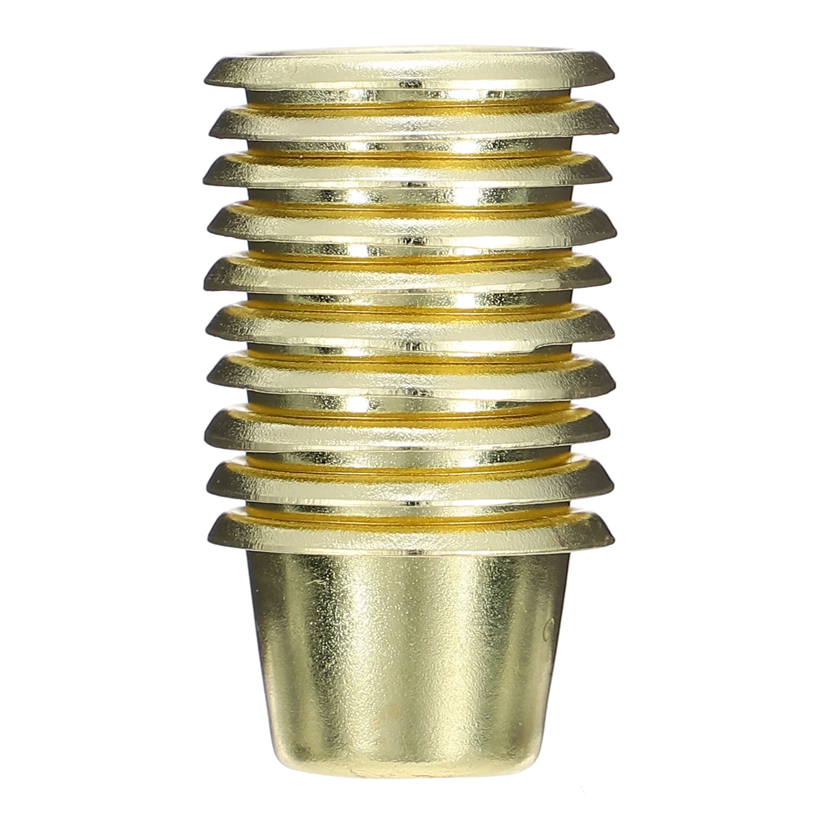 

10Pcs Cup Premium Decorative Metal Candlestick Home Party Adornment Smooth Bottom Gift Choice Candlestick