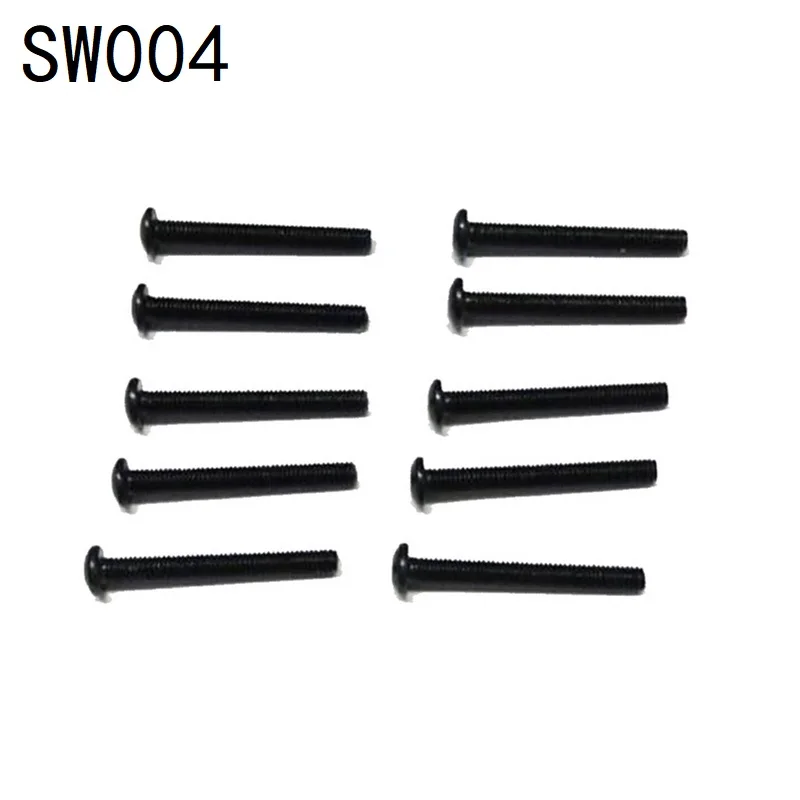 10pcs M3x10mm Screw SW004 for JLB Racing CHEETAH 11101 21101 J3 Speed 1/10 RC Car Upgrade Parts Spare Accessories