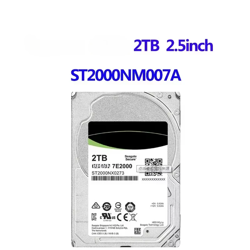 

SAS 2TB ST2000NM007A ST2000NM0008 ST2000NM0045 ST2000NM0055 ST2000NM0085 ST2000NM0105 256MB 2.5INCH INTERNAL HARD DRIVER