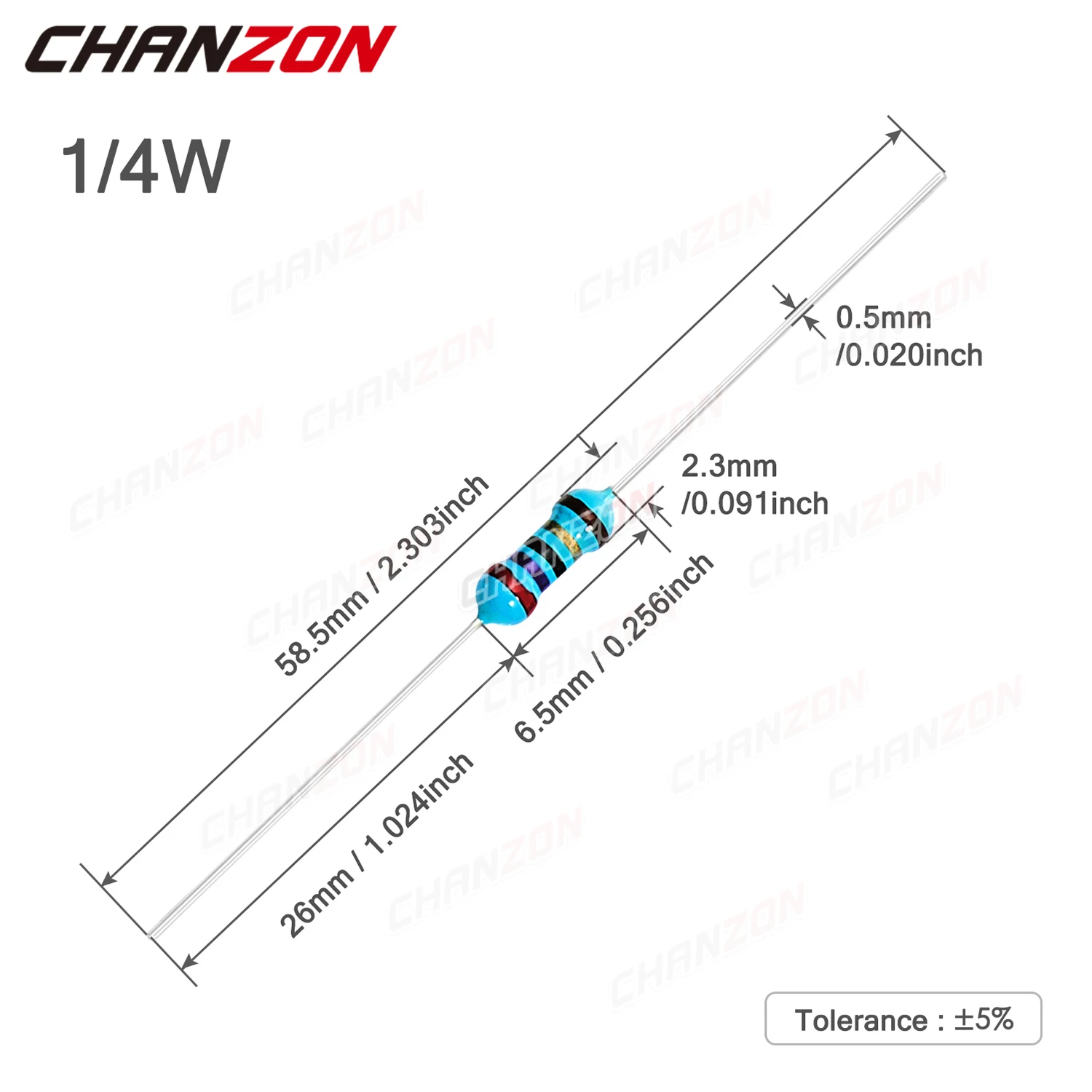 121 Values 100pcs 1/4W 1% 1ohm - 4.7M Metal Film Resistors 1/4 Watt High Precision MF Fixed Resistance 100 220 330 1K 10K ohm