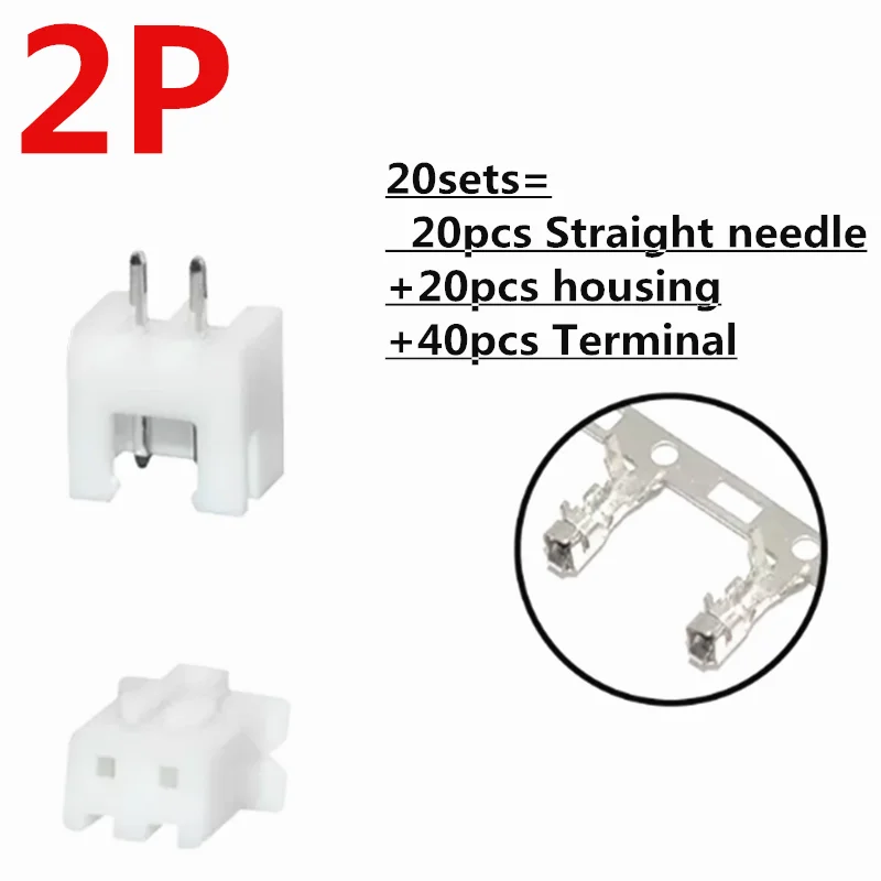 XH2.54 wire Connector XH 2.54mm Straight pin Header + Housing + Terminal for PCB Car 2P 3P 4P 5P 6P 7P 8P 9P 10 11 12Pin