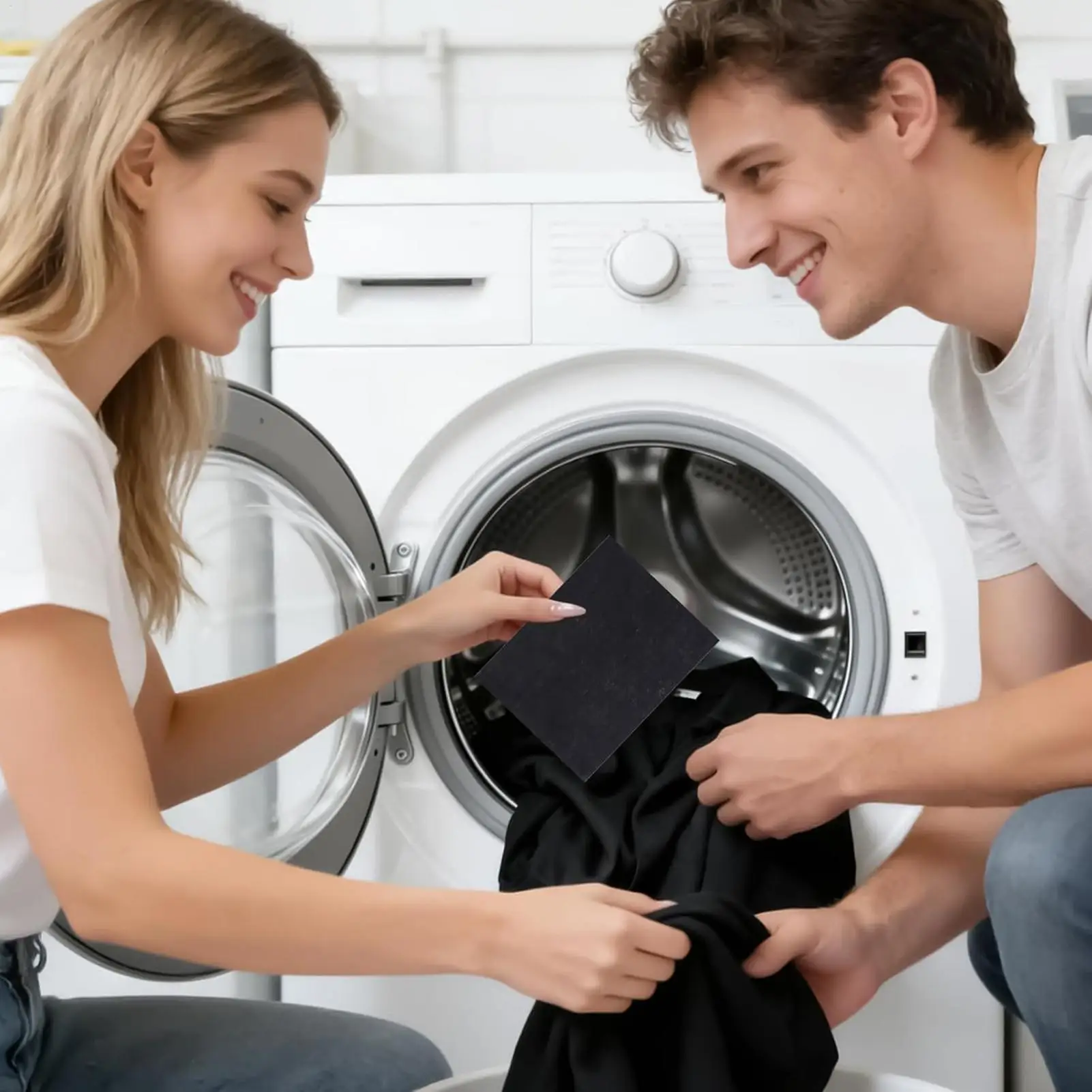 Black Dye for Clothes 10-Pieces Fiber Color Restorer Tablet Black Dye for Jeans for Washing Machine Laundry Home Fiber T-Shirts