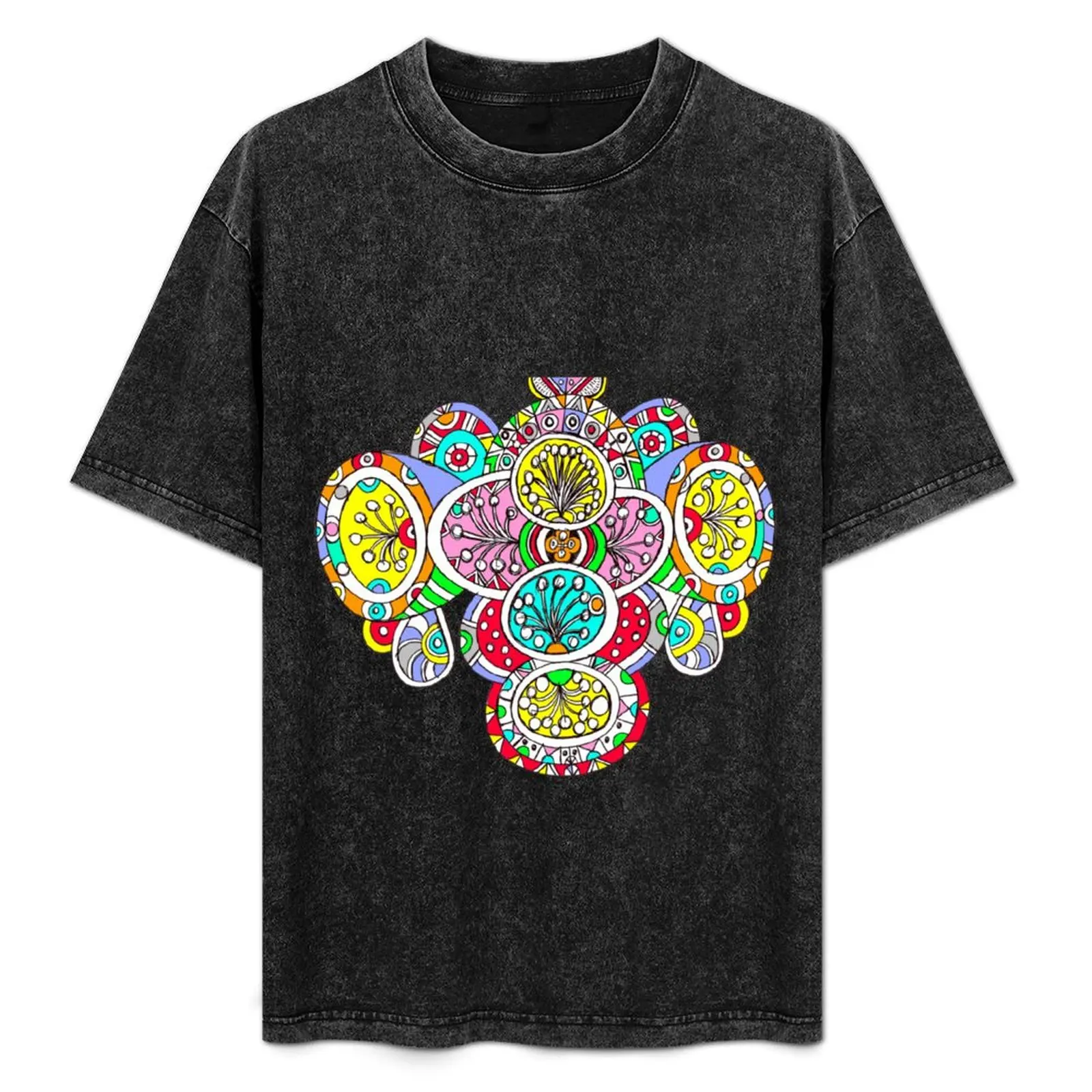 

Sacred Geometry (abstract illustration) T-Shirt quick-drying sports fans luxury clothing labubu oversized mens white t shirts