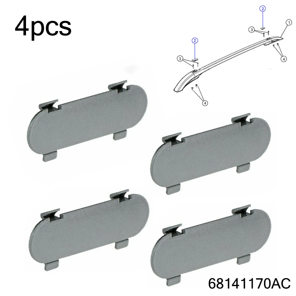 Luggage Rack Side Rail Covers Side Rail Covers Luggage Rack 68141170AC New Roof Luggage Rack Side Rail Cover Assy