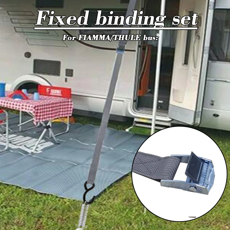 قافلة المظلة مقاومة للرياح تحديد حزام عدة ل Fiamma Thule إيزابيلا دوريما كاسيت المظلة التعادل أسفل حزام عدة RV ملحق #2