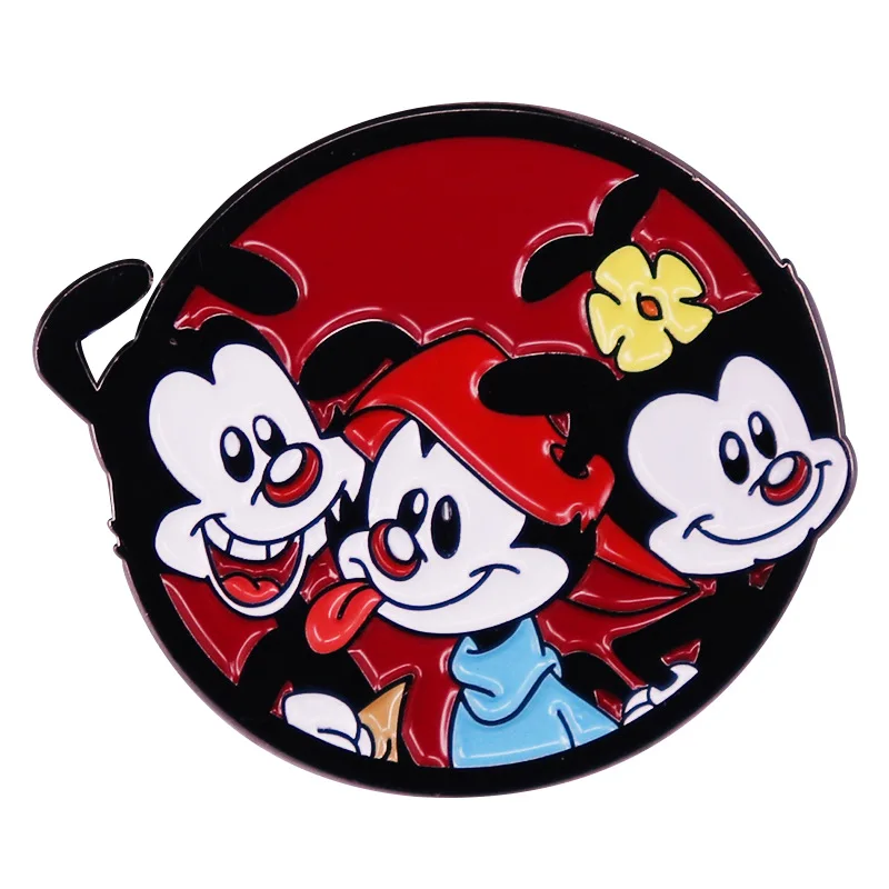 

Children's Comedy Animated Movie Animaniacs Enamel Pins Cartoon Metal Brooch Badge Fashion Jewellery Backpack Accessory Gifts