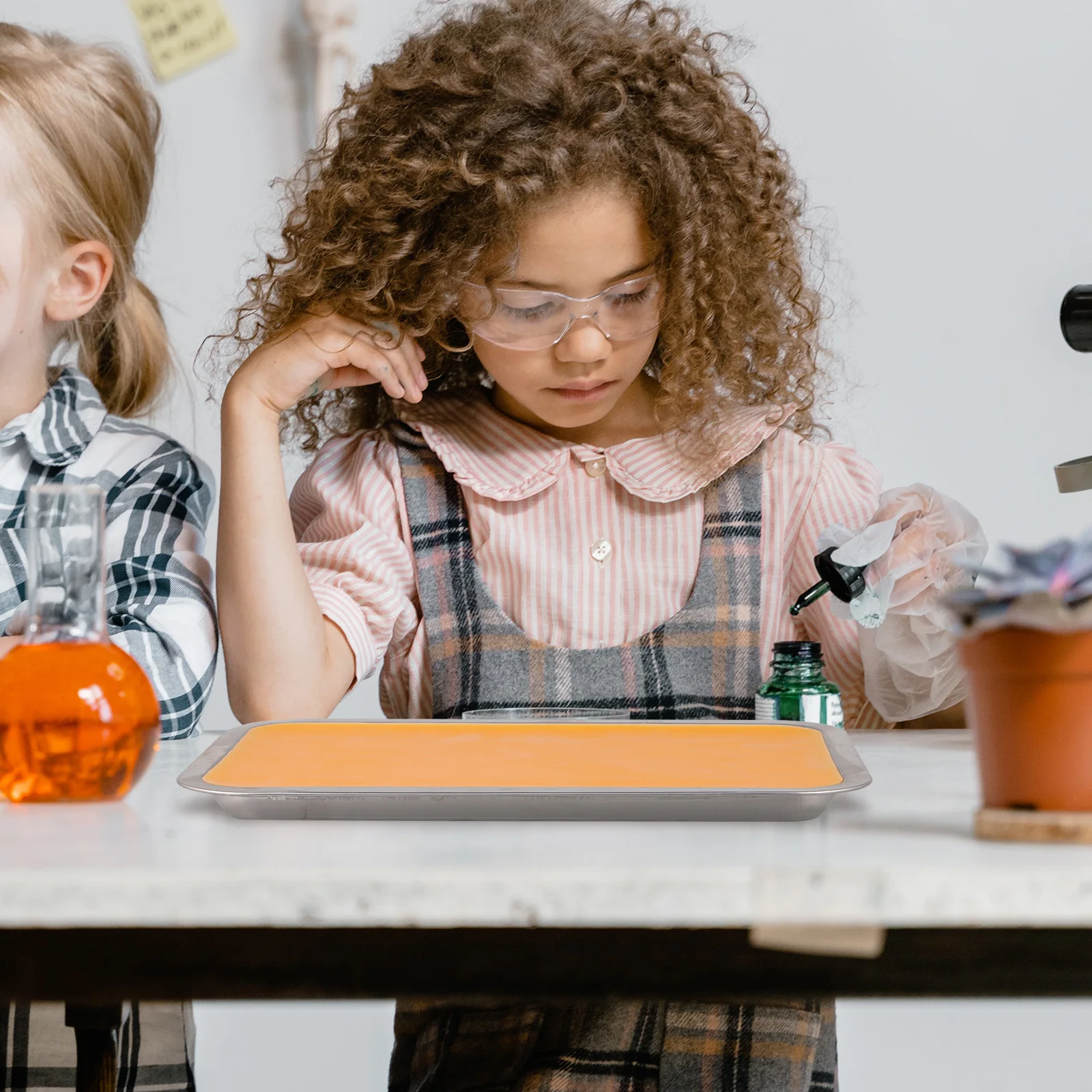 

1Set Stainless Steel Wax Lined Dissection Tray Tray Paper Cutting Anatomical Dissecting Durable Pan Dissecting Pan