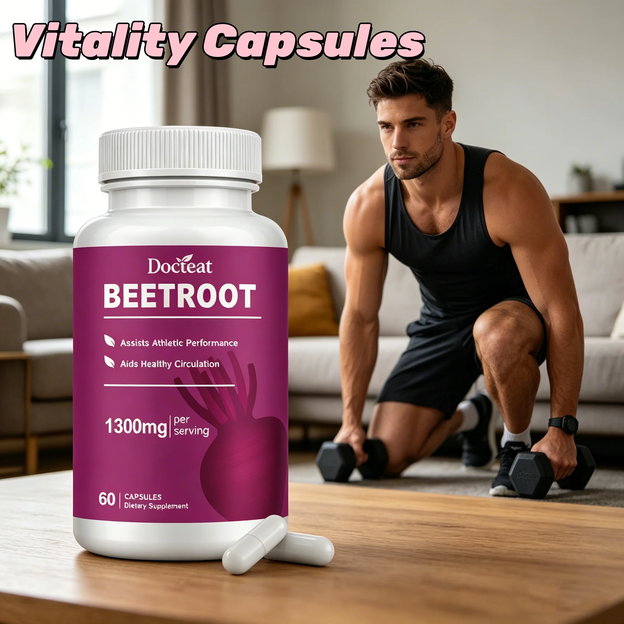 Nutrition One Fitness - Органические капсулы из свеклы: повышают жизненную